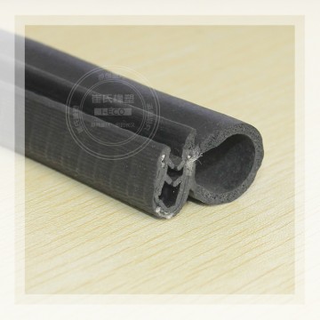 鋼絲編織密封條，夾鈑金橡膠防撞條，機(jī)械設(shè)備防撞條